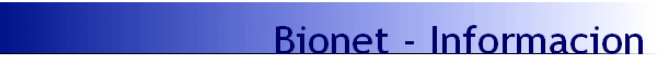 Bionet - Informacion